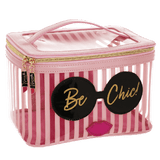Beauty case M rosa be chic cod 64757 rosa/ bianco