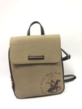 zaino donna beverly hills pilo club bh-4213 beige/ nero