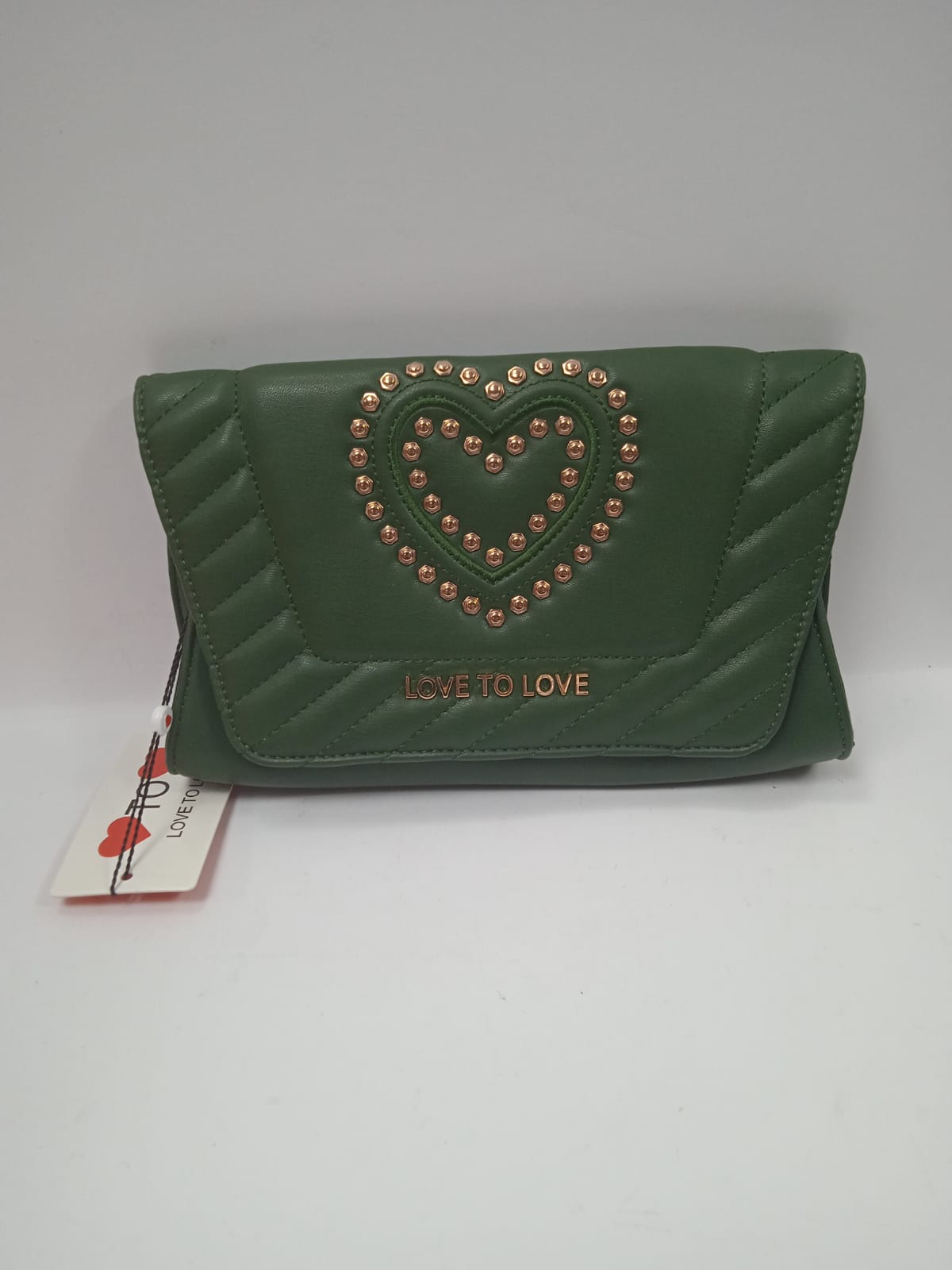 Pochette donna linea Love to Love cod. LO332 nero/ rosso/ verde/ blu/ petrolio/ viola