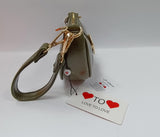 borsa a mano donna Love to Love art. LO-283 nero/ verde militare/ vinaccio/ petrolio/ rosso