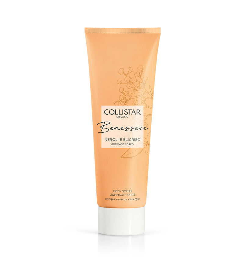 gommage corpo di collistar benessere neroli e elicriso 250ml