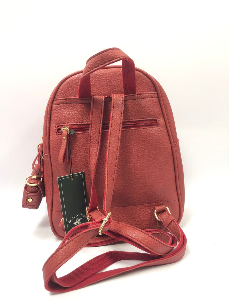 zaino donna beverly hills poolo club bh-4353 rosso