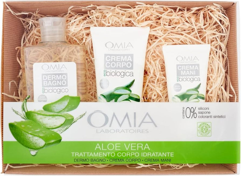 Confezione omia 3 prodotti argan/ aloe vera