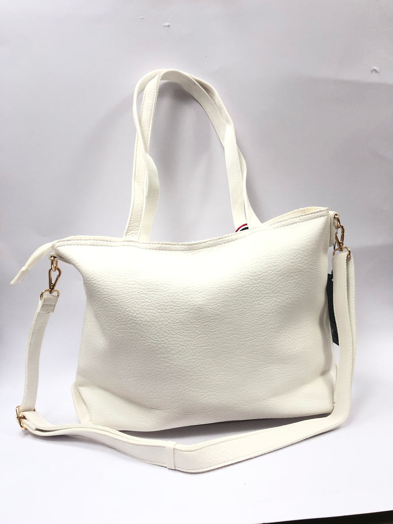borsa donna di bevròy hills polo club bh-4130 bianco/ cuoio