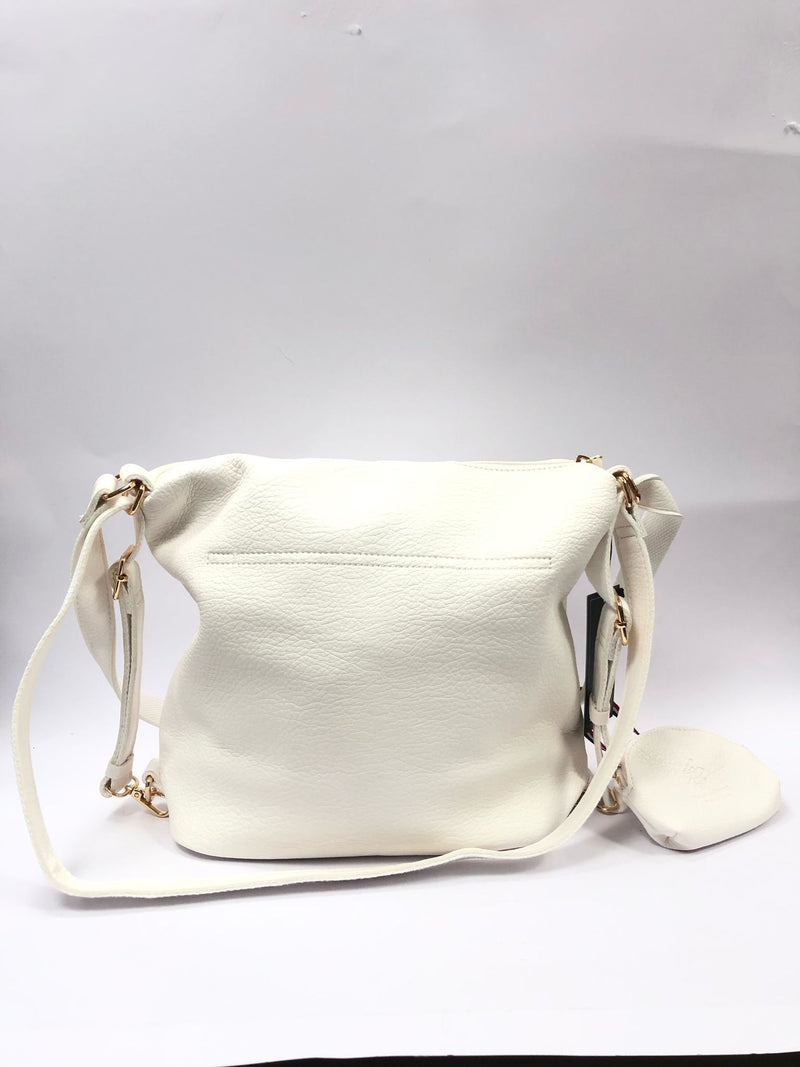 borsa / zaino beverly hills polo club bh-4131 bianco/ cuoio