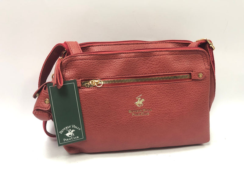 borsa tracolla donna beverly hills polo club bh-4357 rosso