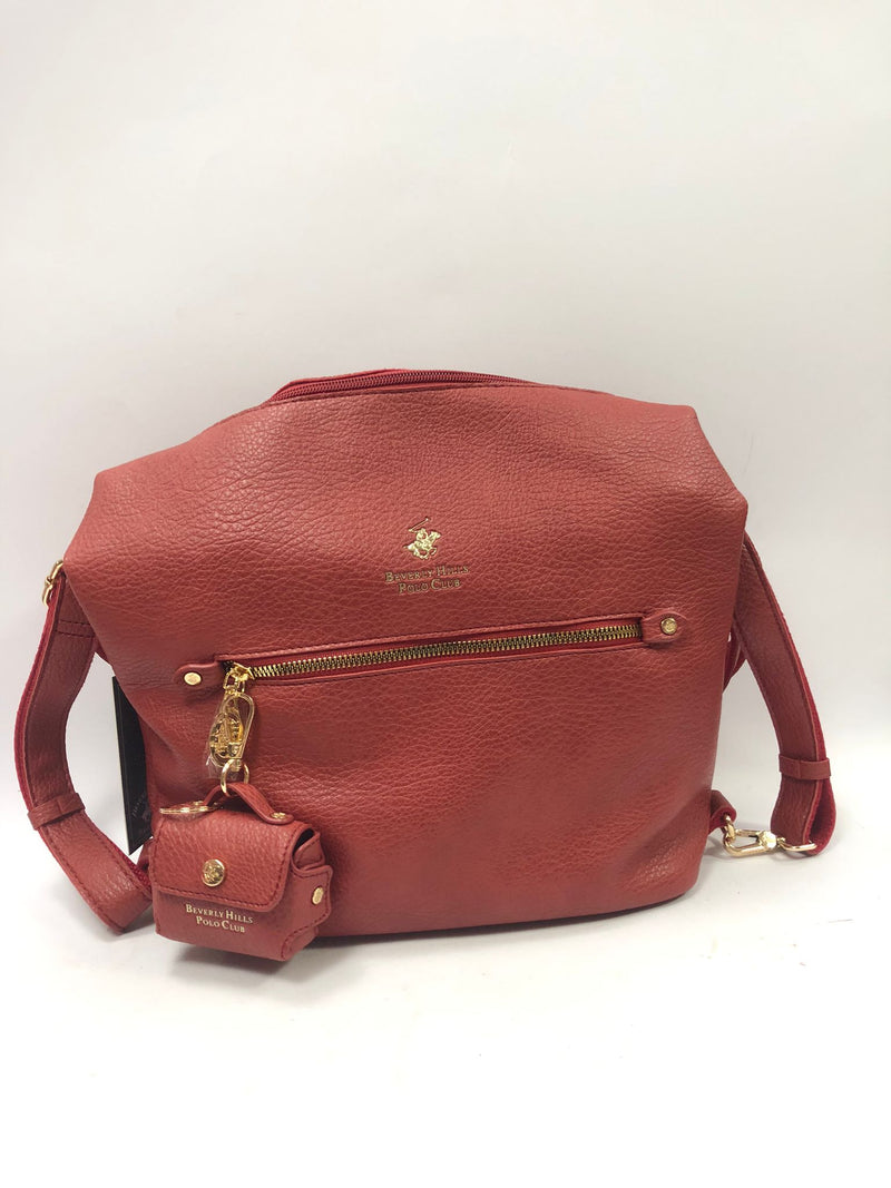 borsa / zaino donna beverly hills polo club bh-4352 rosso