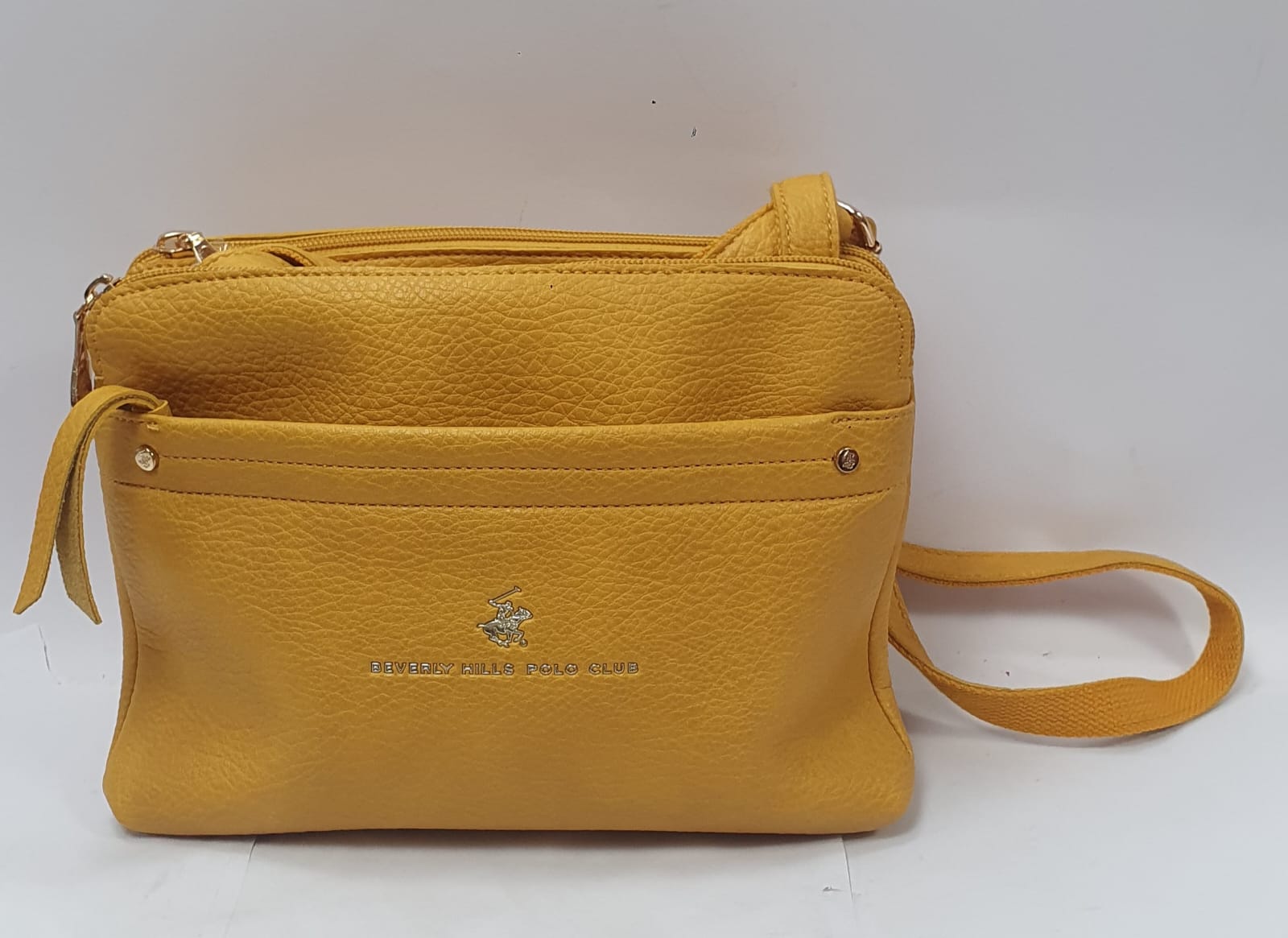 borsa a tracolla di beverly hills polo club bh-3738 blu/ lilla/ ocra