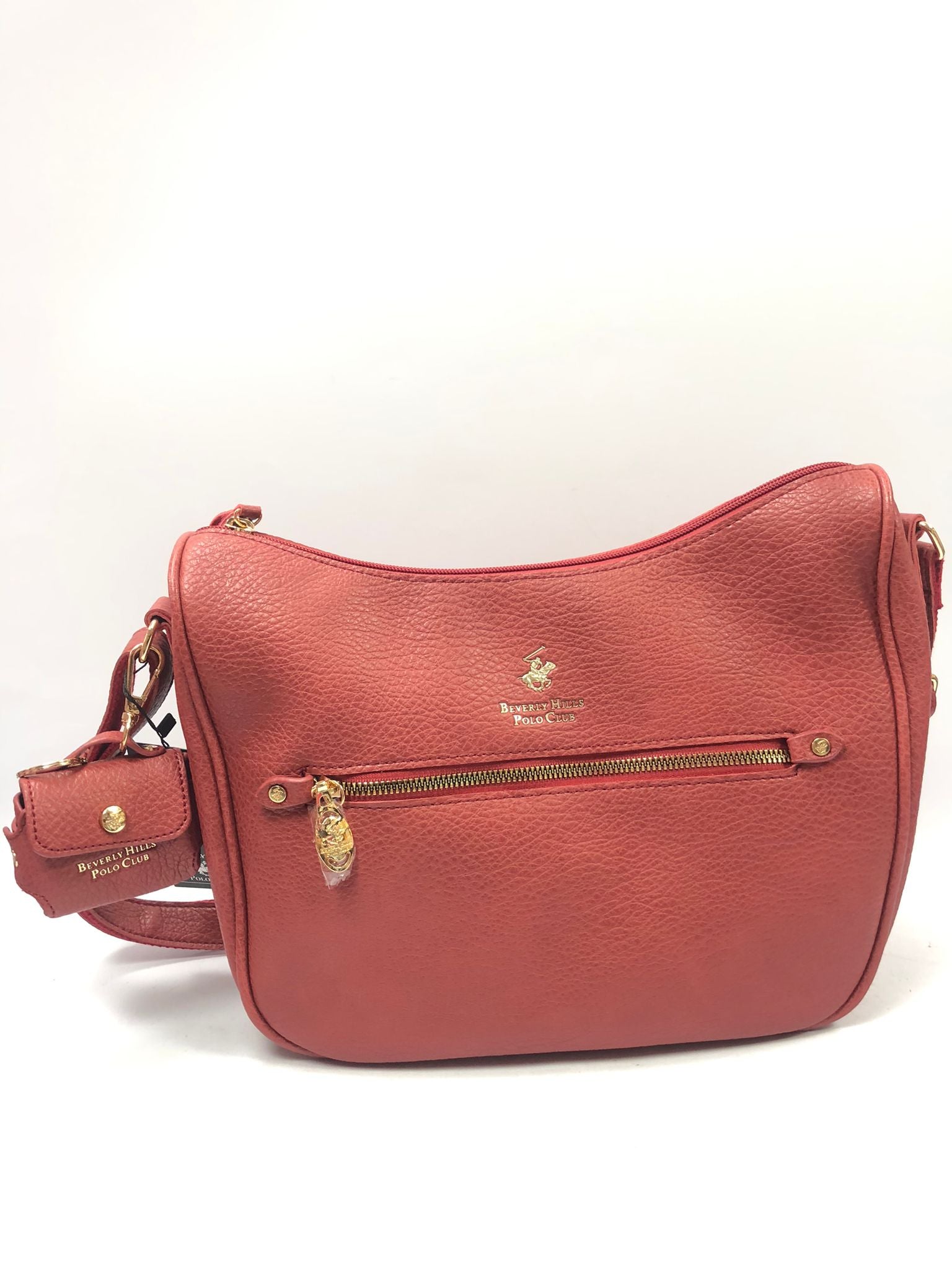 borsa donna di beverly hills polo clu bh-4352 rosso