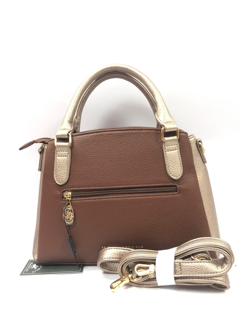 borsa donna beverly hills polo club bh-4271 brown