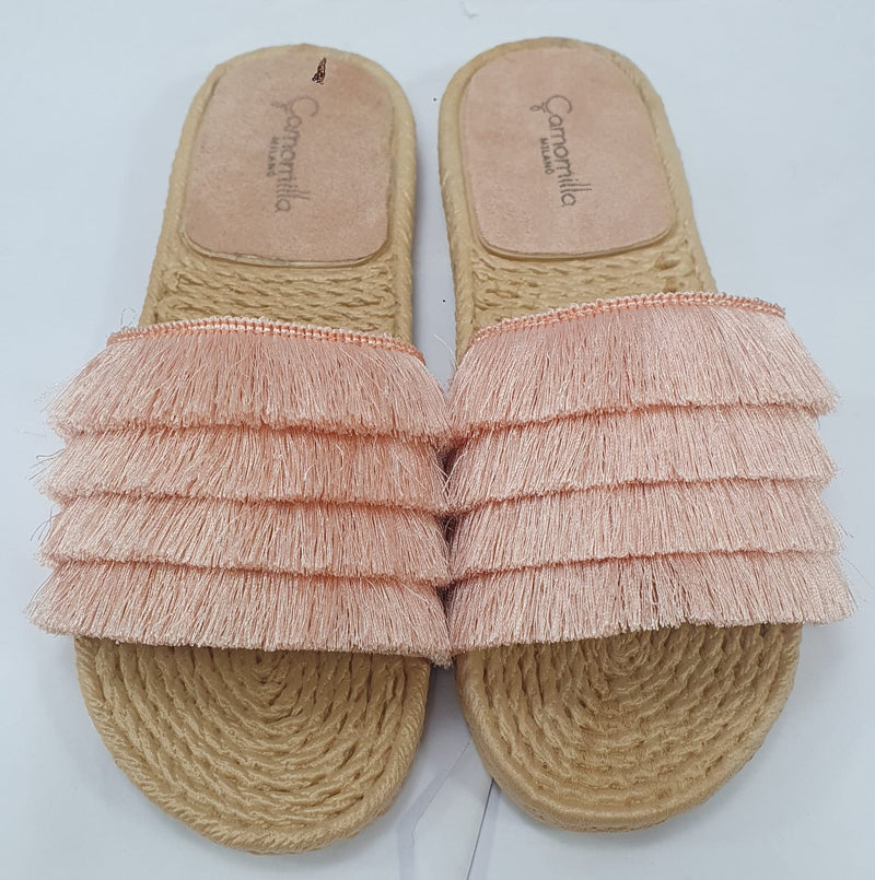 sliders frangia camomilla milano rosa/ azzurro