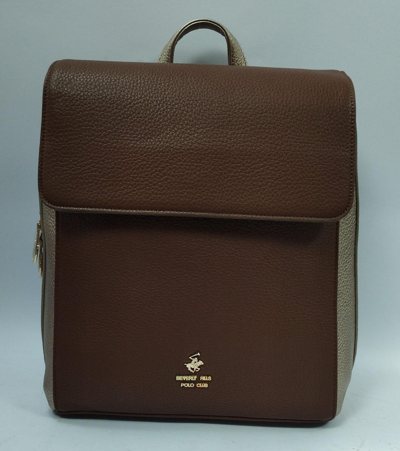 zaino donna beverly hills polo club bh-4272 brown