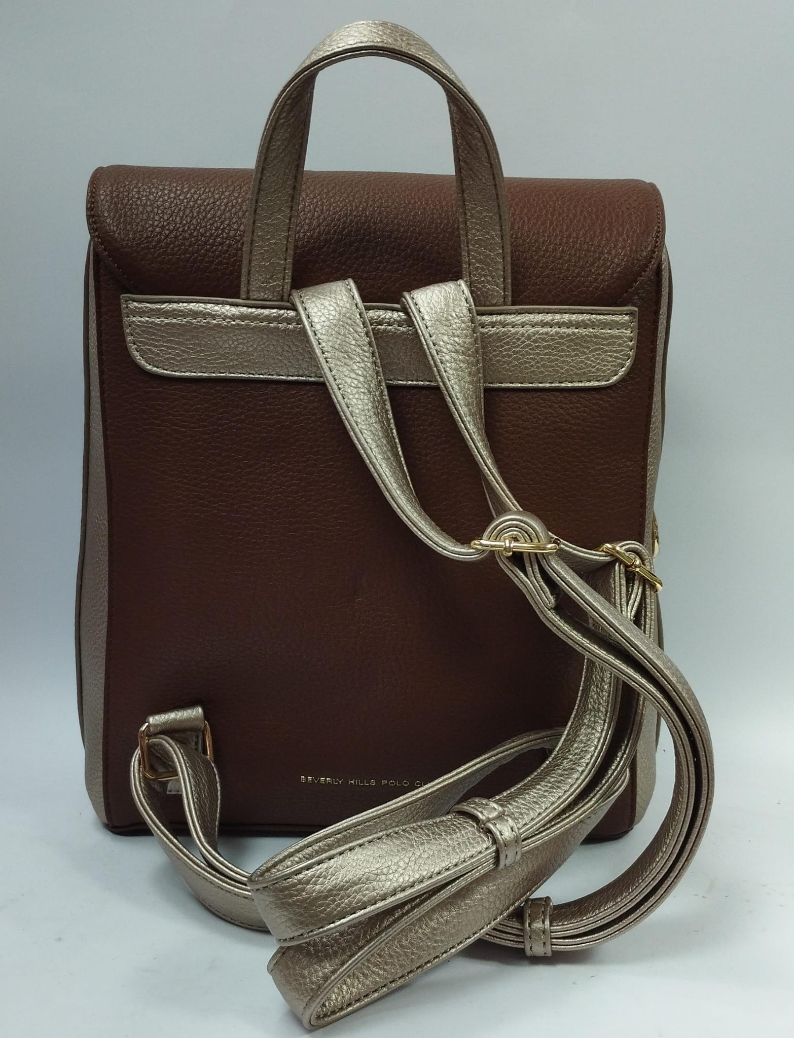 zaino donna beverly hills polo club bh-4272 brown