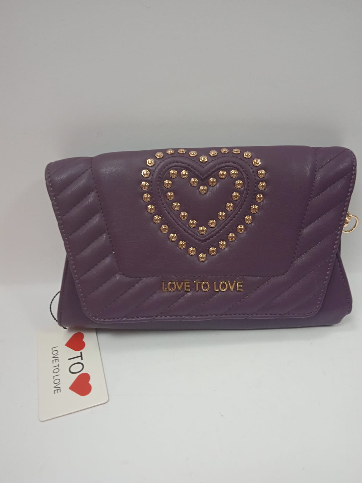 Pochette donna linea Love to Love cod. LO332 nero/ rosso/ verde/ blu/ petrolio/ viola