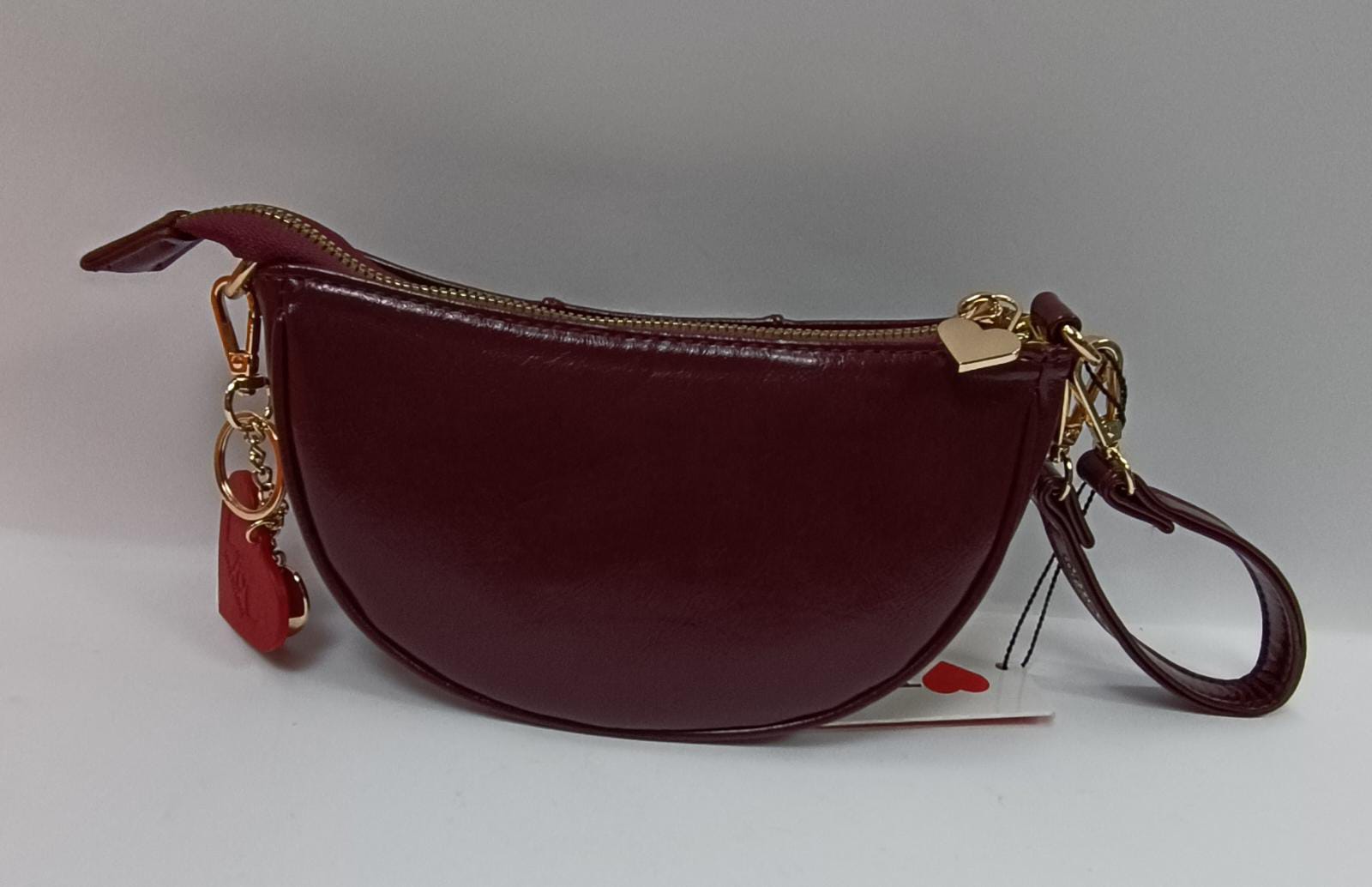 borsa a mano donna Love to Love art. LO-283 nero/ verde militare/ vinaccio/ petrolio/ rosso