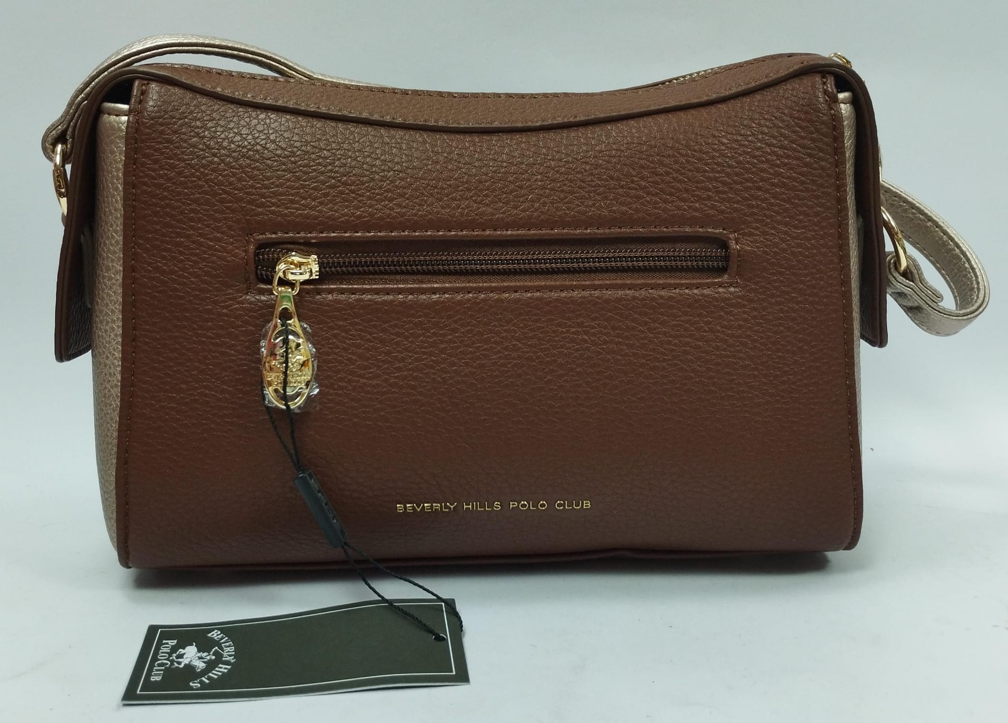 borsa donna beverly hills polo club bh-4274 brown