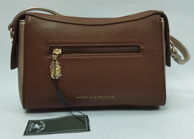 borsa donna beverly hills polo club bh-4274 brown