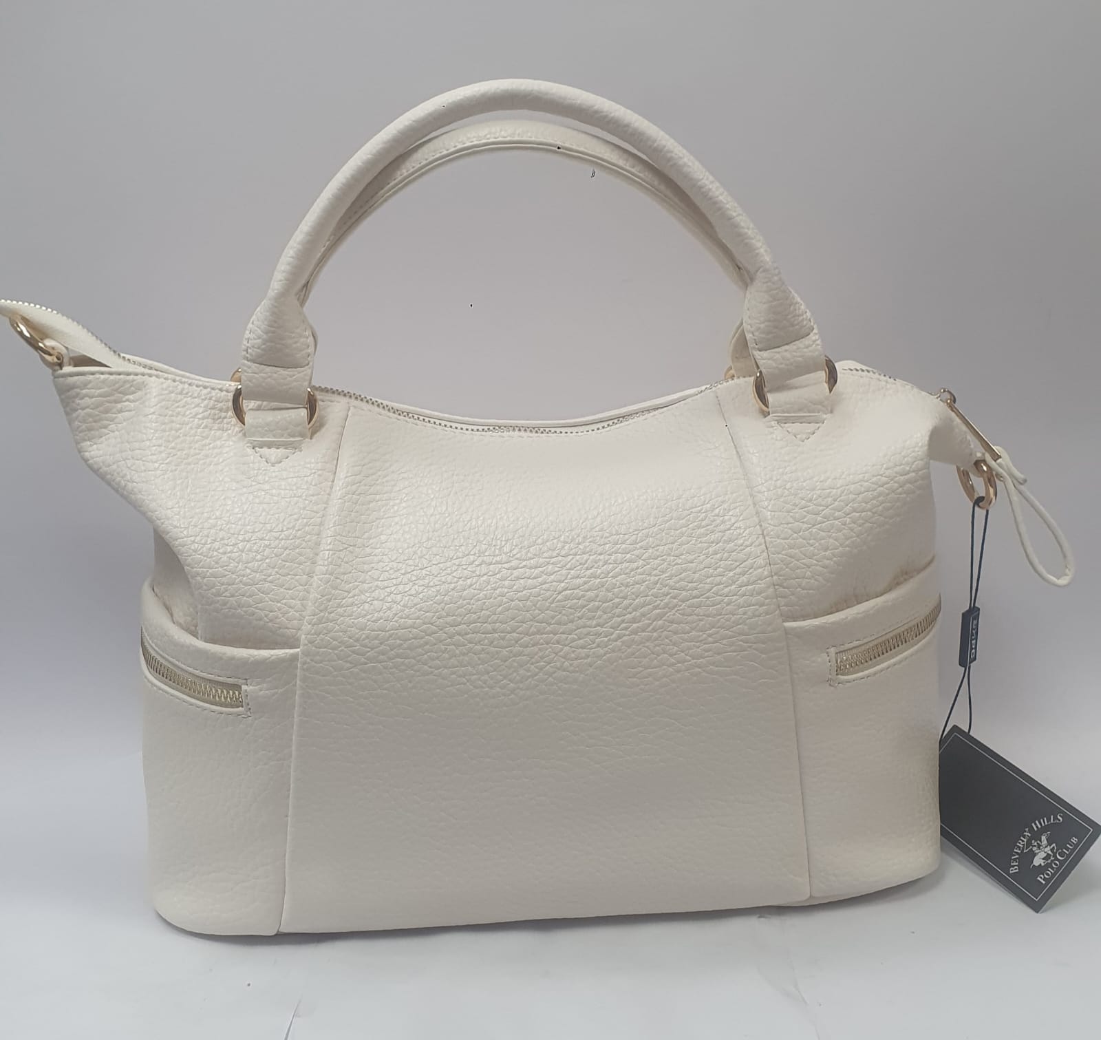 borsa donna beverly hills polo club bh--4002 bianco