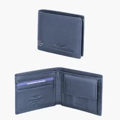 cofanetto uom oaeronautica militare portafoglio e portachiavi am-190 blu / nero/ moro