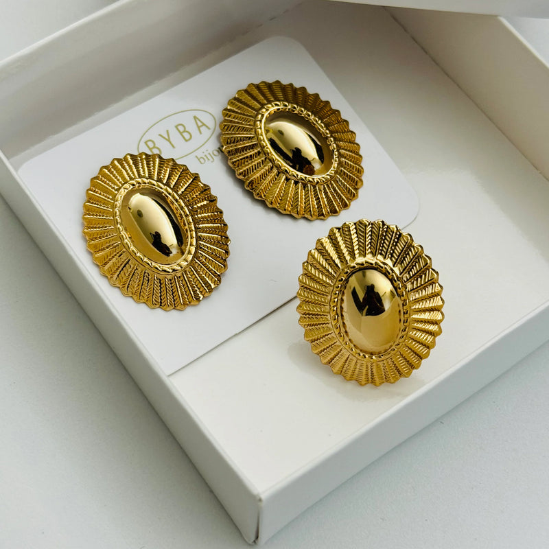 orecchini clip byba bijoux AOP 46 805 color oro