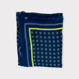 VICOLIVENTI sciarpa uomo fantasia BLU/GIALLO/GRIGIO