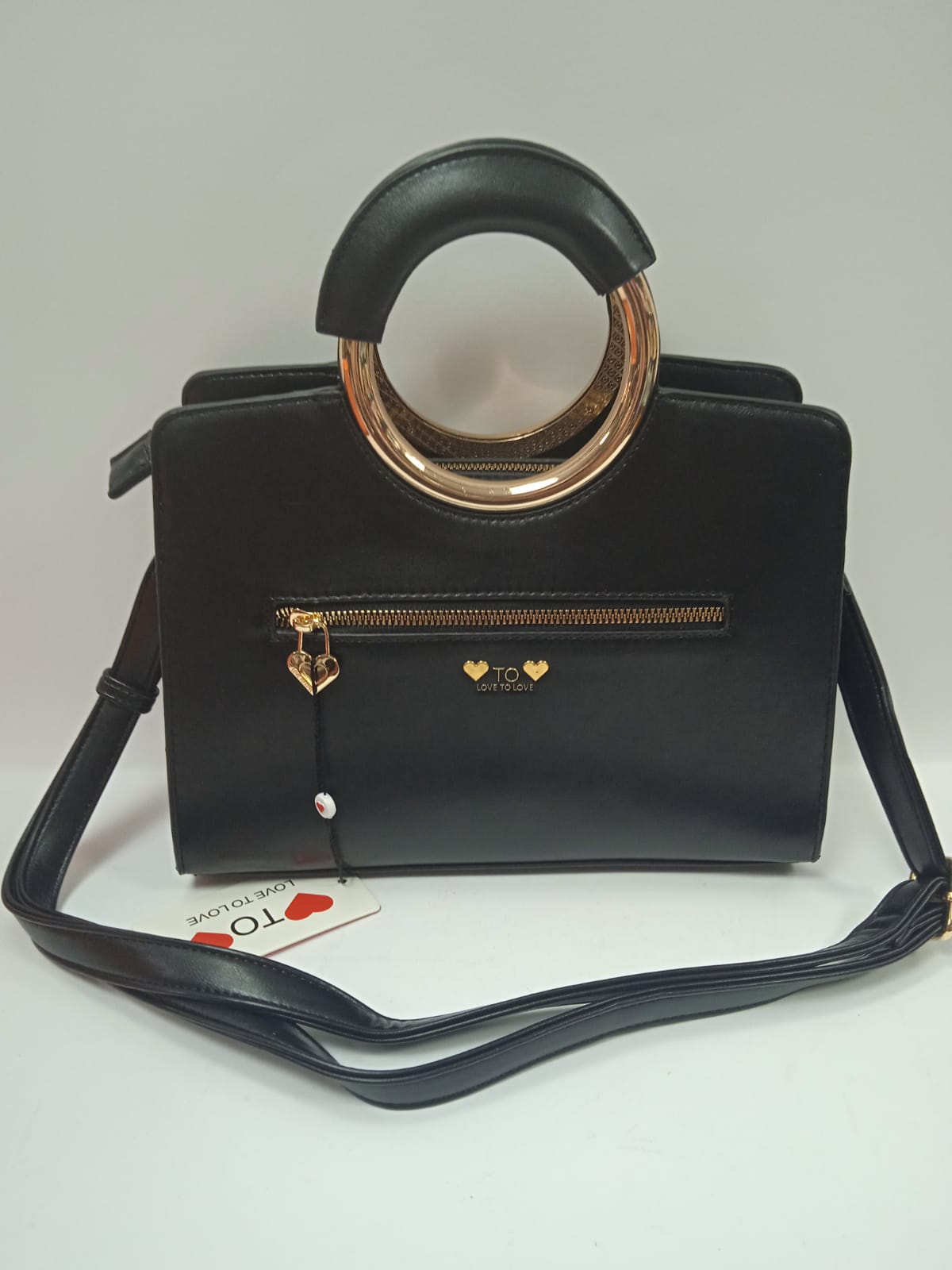 Borsa donna Love To Love LO-341 beige /cuoio / moro