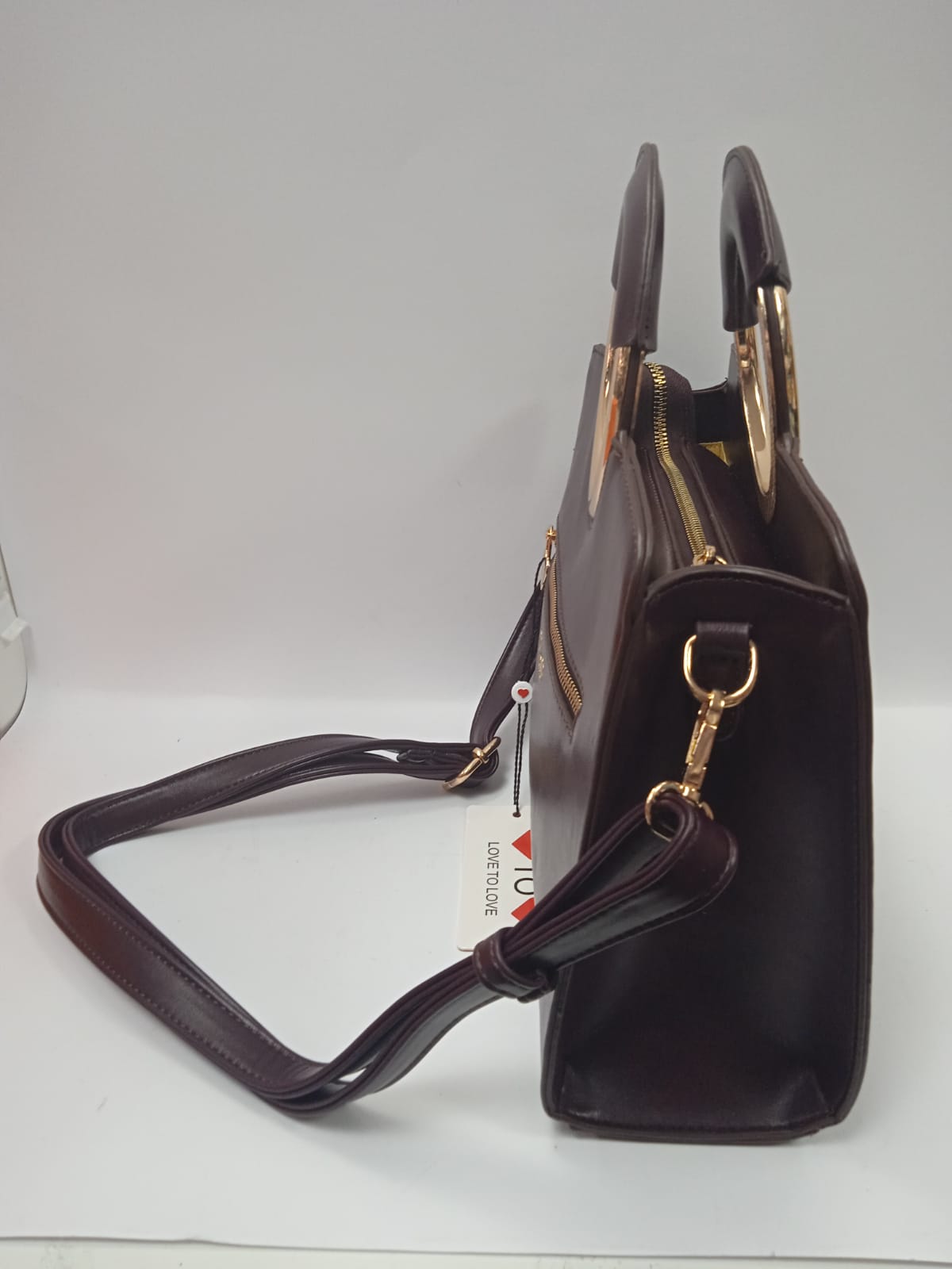 Borsa donna Love To Love LO-341 beige /cuoio / moro