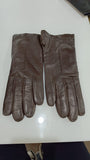 Guanti donna di gemir in pelle nero/marrone