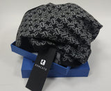 Sciarpa uomo di roncato a fantasia 46.002.12 nero/ grigio/ marrone