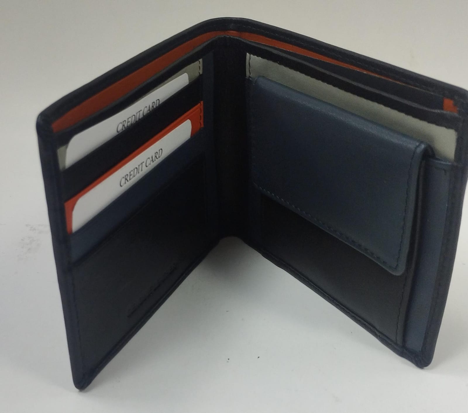 Portafoglio uomo di beverly hills polo club bh-2960 blu/nero/moro