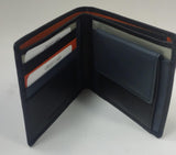 Portafoglio uomo di beverly hills polo club bh-2960 blu/nero/moro