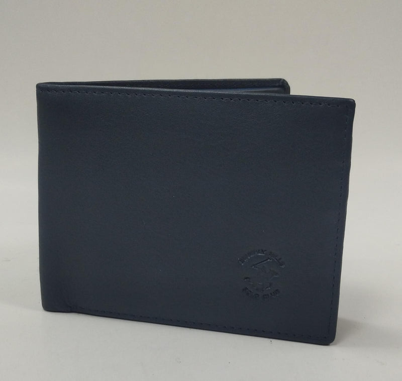 Portafoglio uomo di beverly hills polo club bh-2961 blu/nero/moro