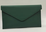 Borsa donna invernale di trik bijoux busta piatta marrone/verde/ nero
