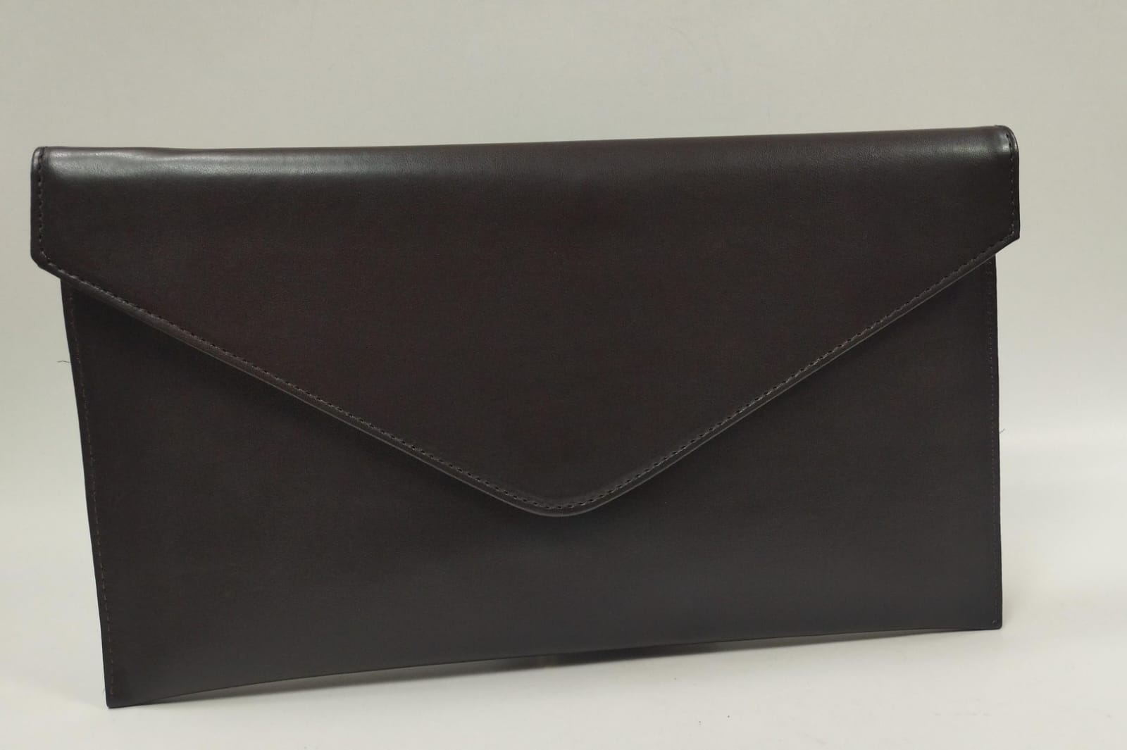 Borsa donna invernale di trik bijoux busta piatta marrone/verde/ nero