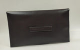 Borsa donna invernale di trik bijoux busta piatta marrone/verde/ nero