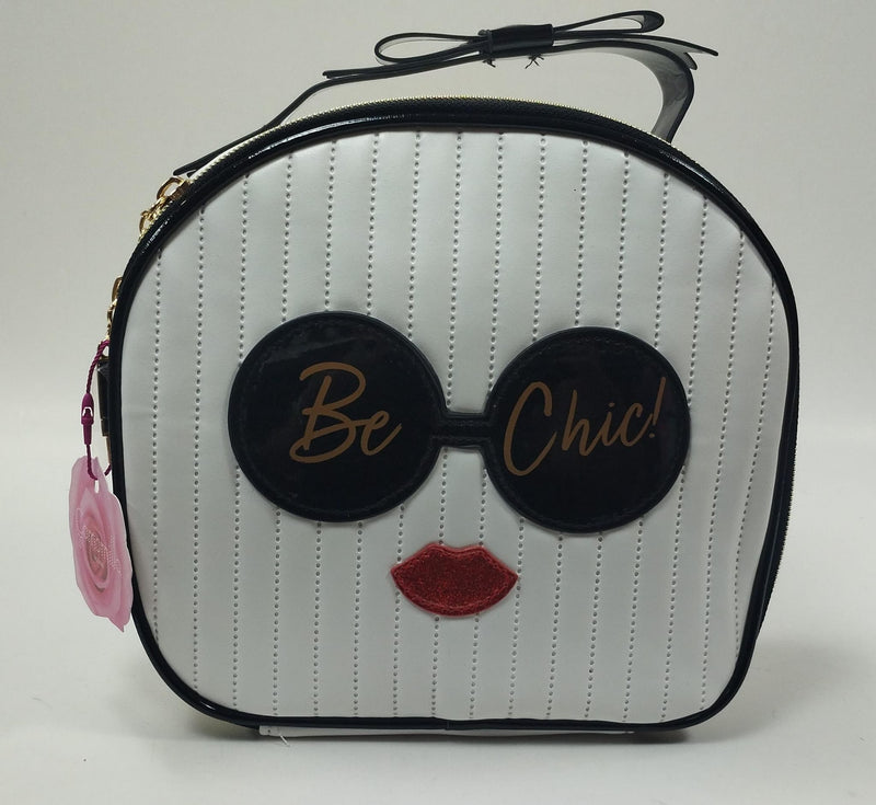 Vanity bag be chic di camomilla milano  cod.02054 bianco/ rosa