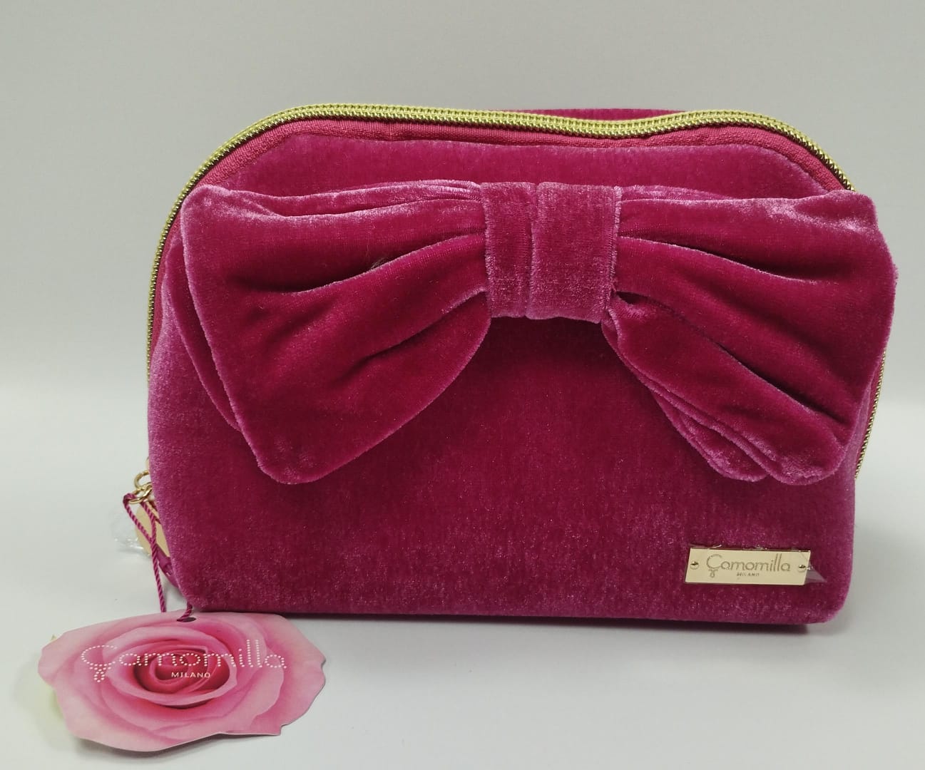 Pouch S warm di camomilla Milano cod. 01286 arancione/verde/viola/giallo/blu/fucsia