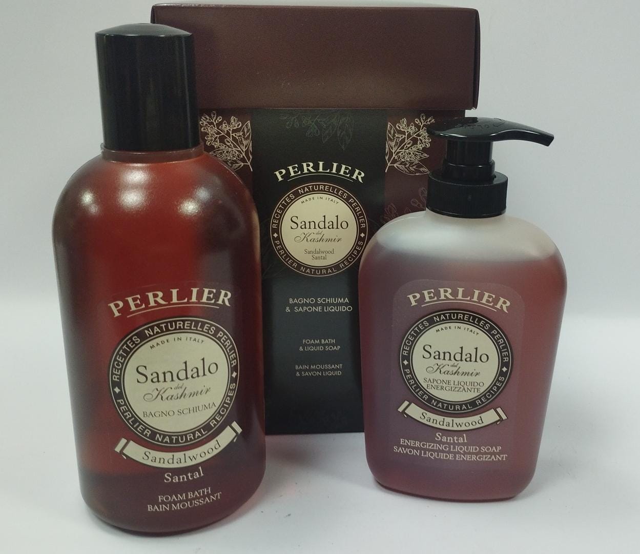 Confezione regalo linea corpo perlier al sandalo