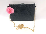 Pochette camomilla eri piccola sophie nero/ panna / rosa / gialla/ arancio/ oro