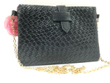 Pochette camomilla eri piccola sophie nero/ panna / rosa / gialla/ arancio/ oro