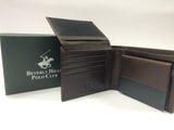 Portafoglio uomo di beverly hills polo club bh-1743 blu/nero/marrone