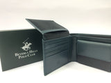 Portafoglio uomo di beverly hills polo club bh-1743 blu/nero/marrone