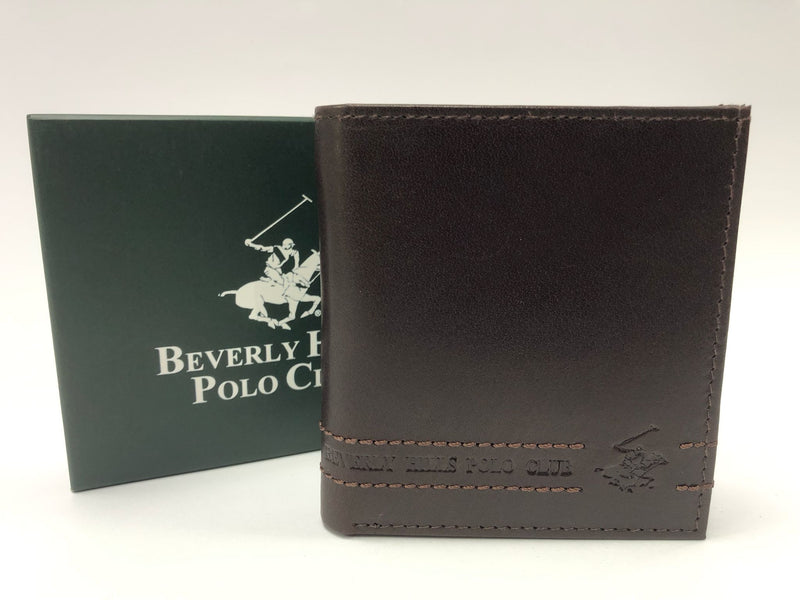 Portafoglio uomo di beverly hills polo club bh-1744 cuoio/nero/ blu