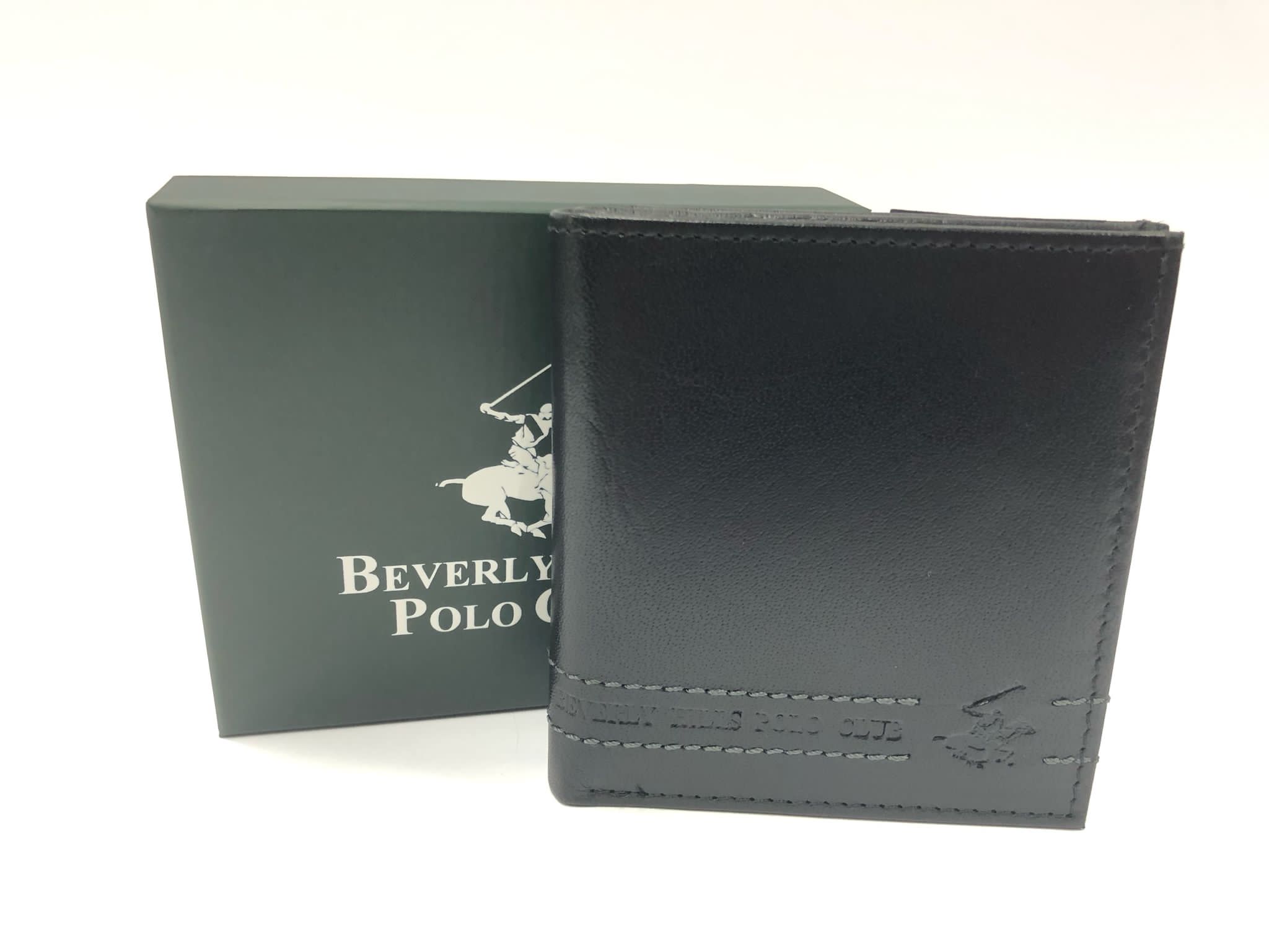 Portafoglio uomo di beverly hills polo club bh-1744 cuoio/nero/ blu