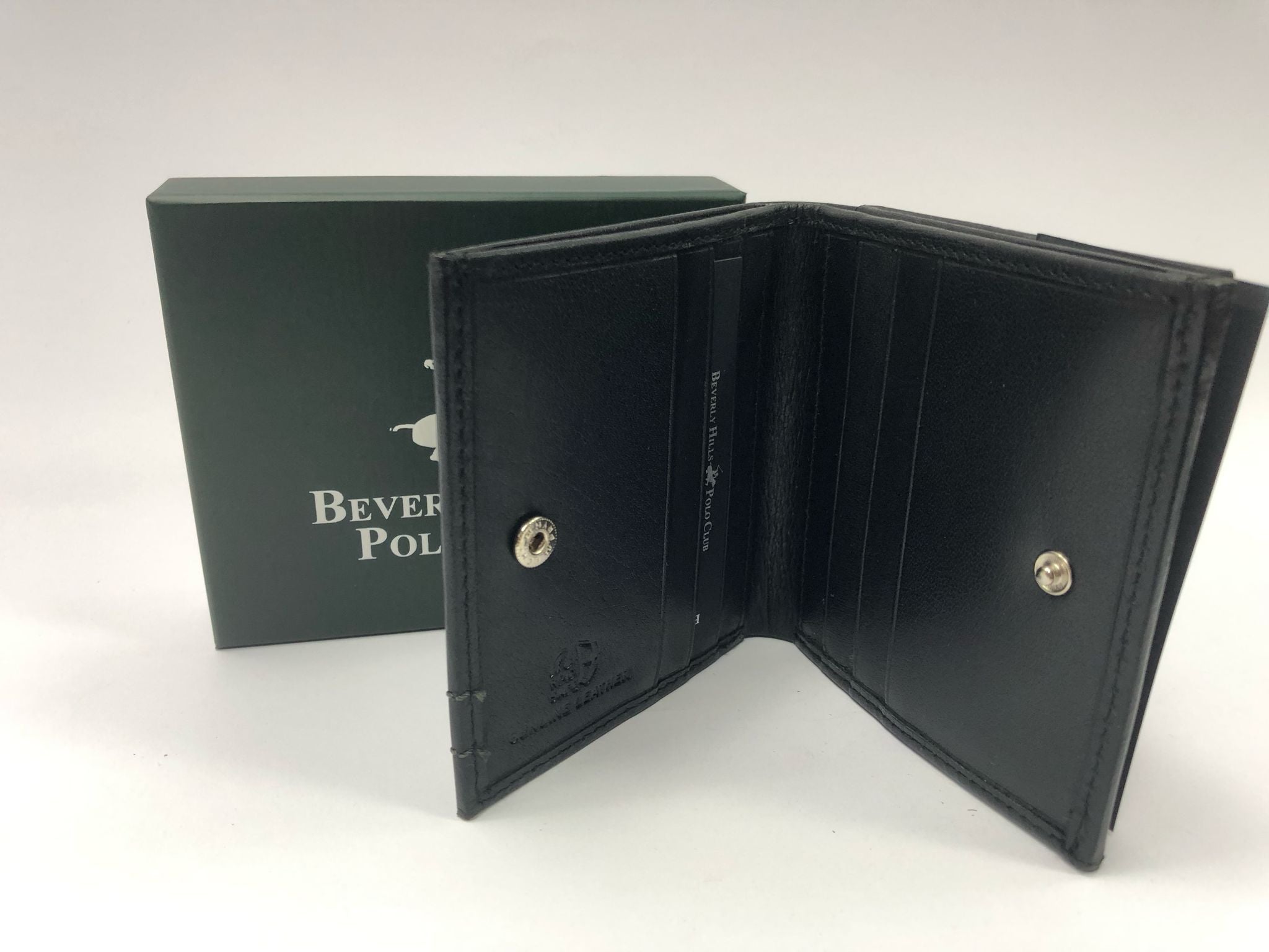 Portafoglio uomo di beverly hills polo club bh-1744 cuoio/nero/ blu