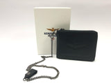 Portafoglio uomo di aeronautica militare am-243 moro/nero