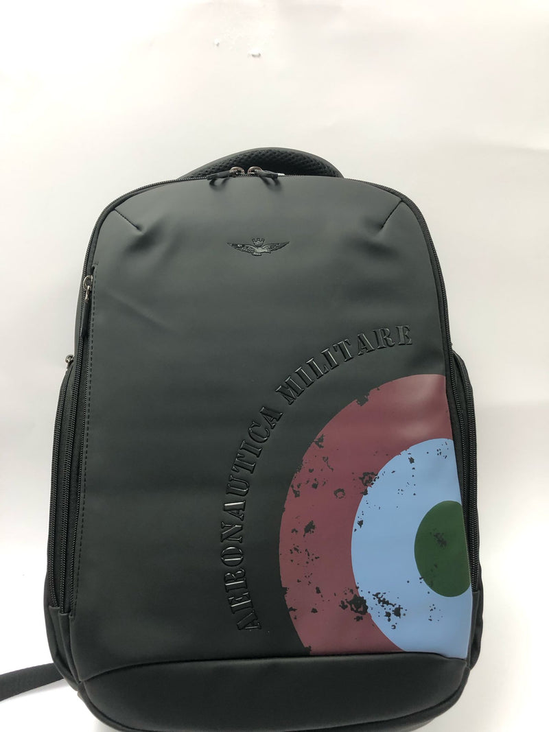 Zaino uomo di aeronautica militare am-554 nero/ blu