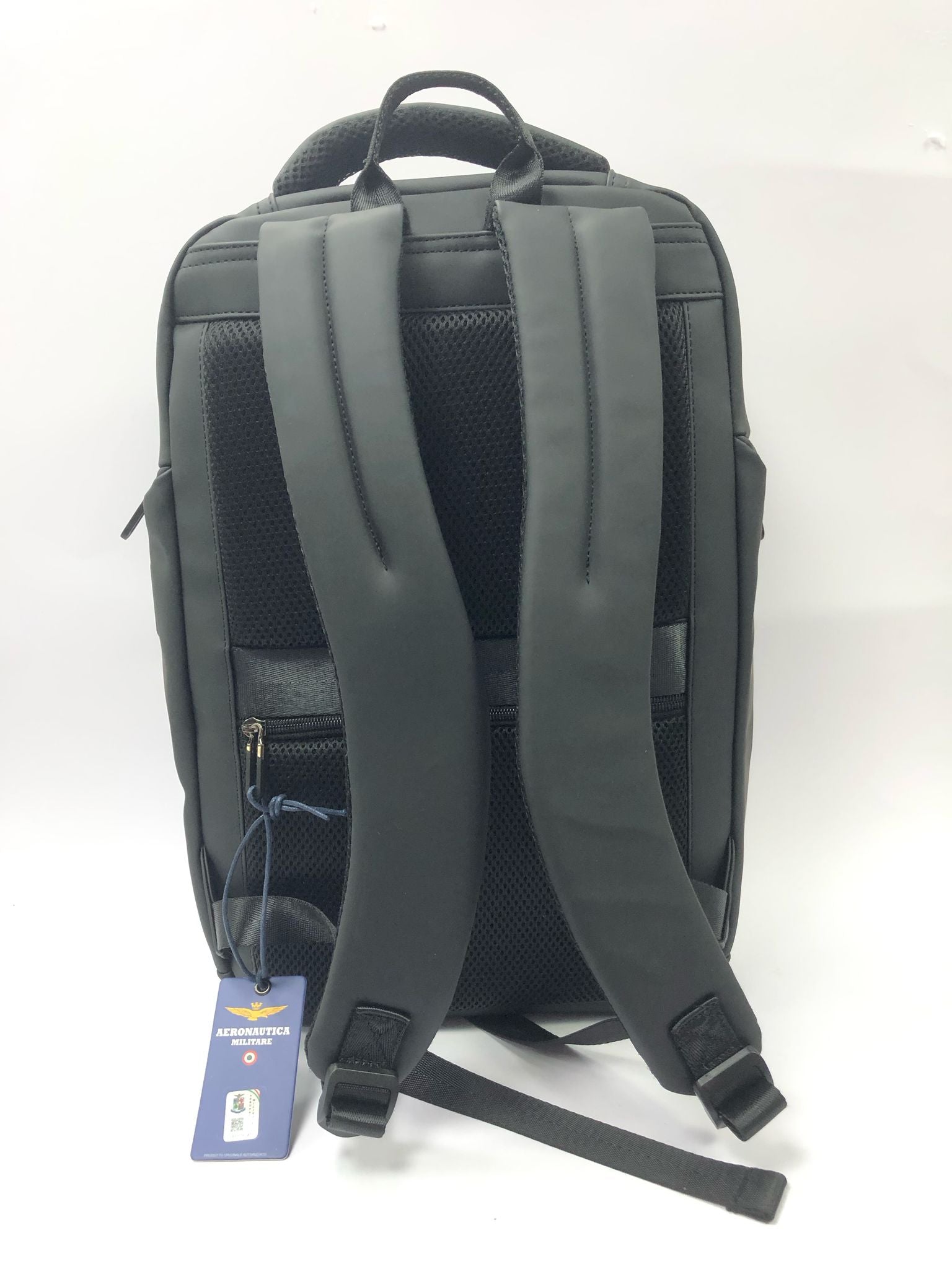 Zaino uomo di aeronautica militare am-554 nero/ blu
