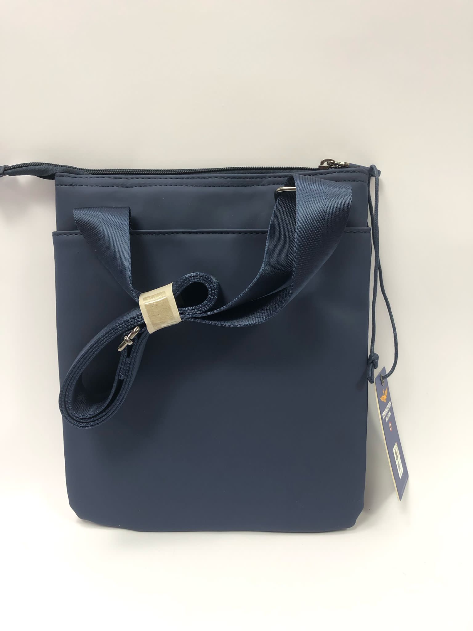 Borsello a tracolla di aeronautica militare am-511 nero/ blu