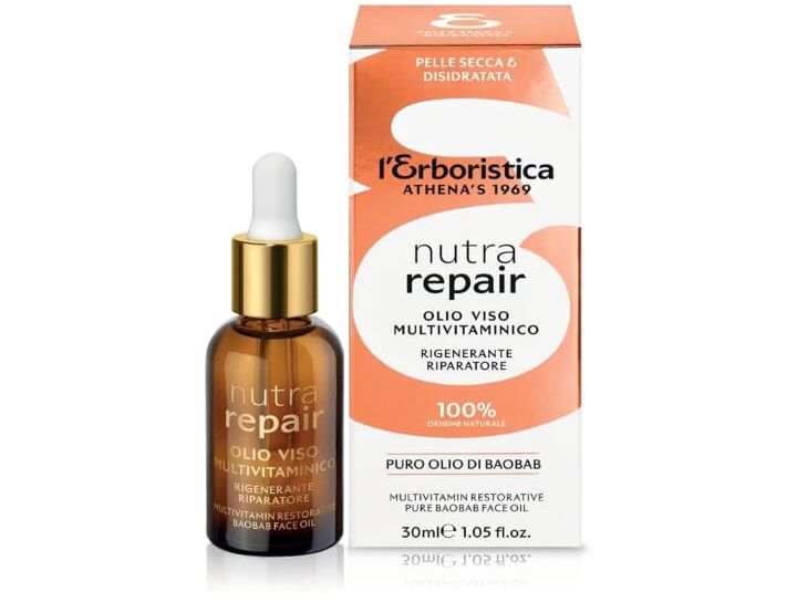 L'erboristica olio viso multivitaminico nutra repair 30ml